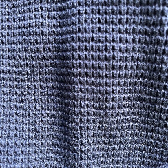 NAF NAF French  Womens Blue Duster Sweater Bows On Side Size M - Picture 10 of 10